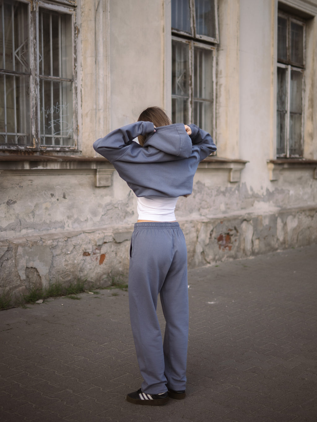 Spodnie Dresowe COZY Stal