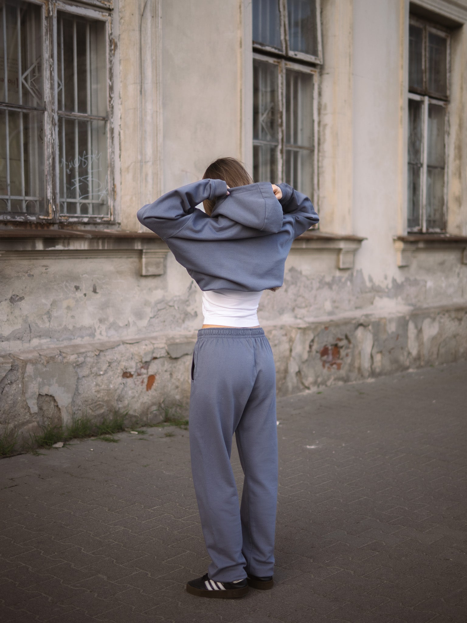 Spodnie Dresowe COZY Stal