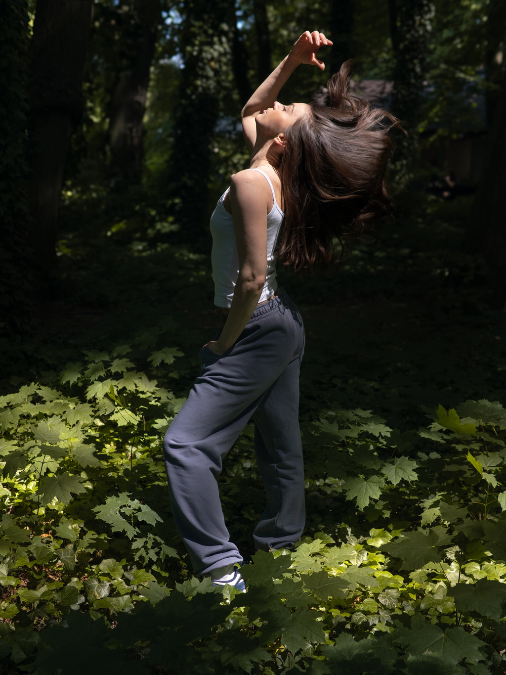 Spodnie Dresowe COZY Stal