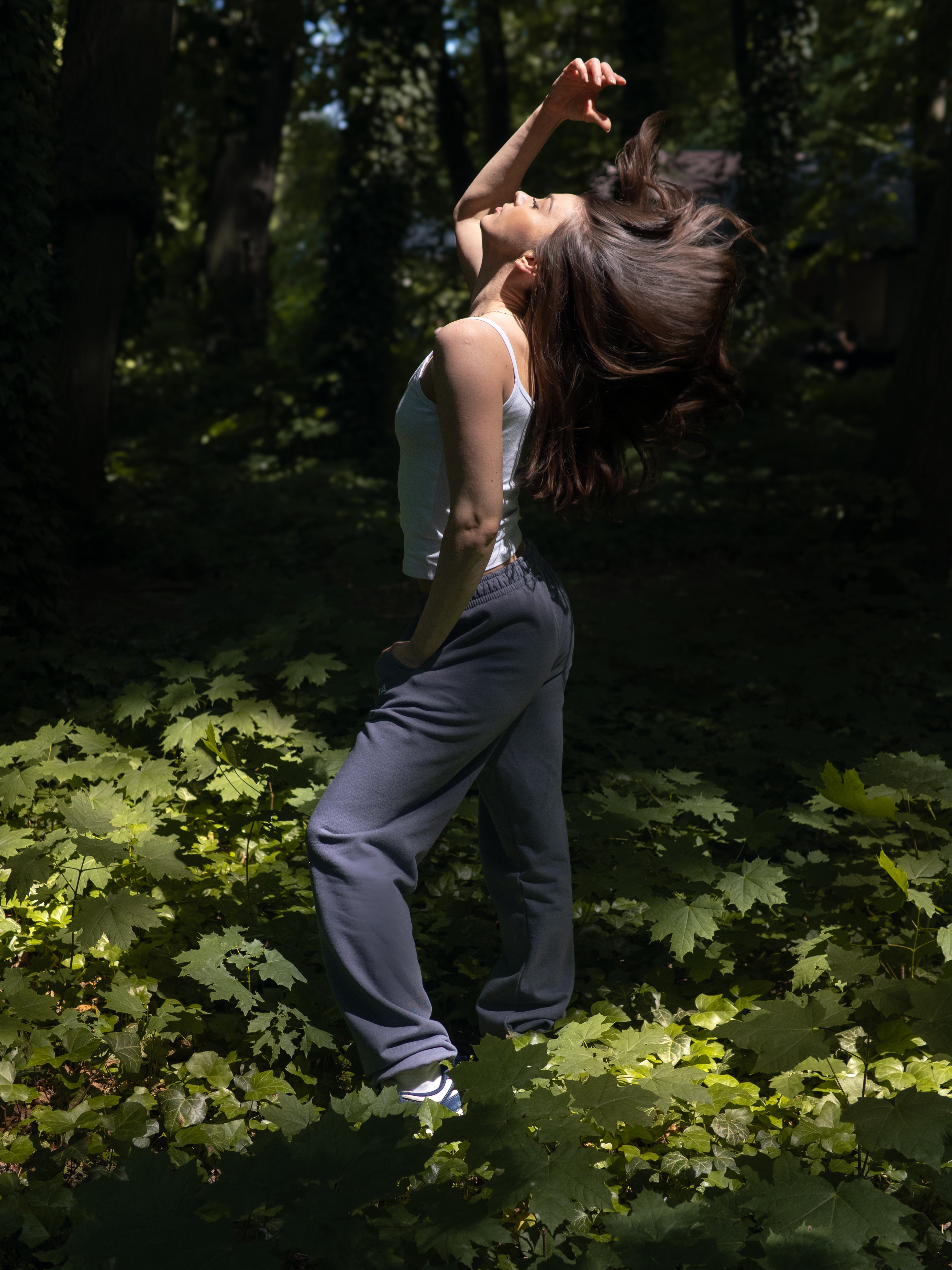 Spodnie Dresowe COZY Stal